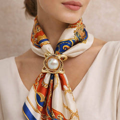 Pearl Elegance Scarf Ring
