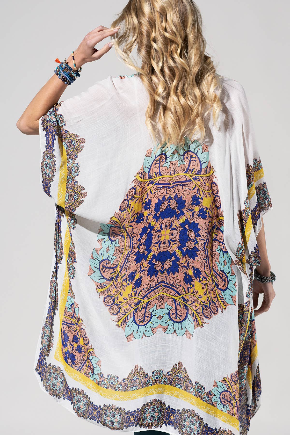 White Mandala Kimono
