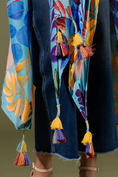 Sea Blue Kimono