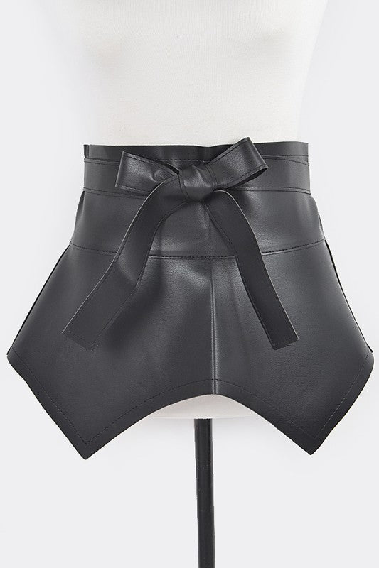 Black Bow Skirt Belt