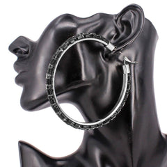 Power Hoop Statement Earrings