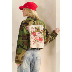 Camo  Contrast Jacket