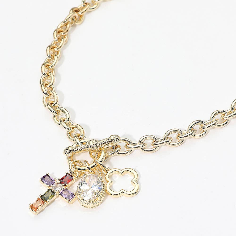 Faith & Grace Charm Necklace