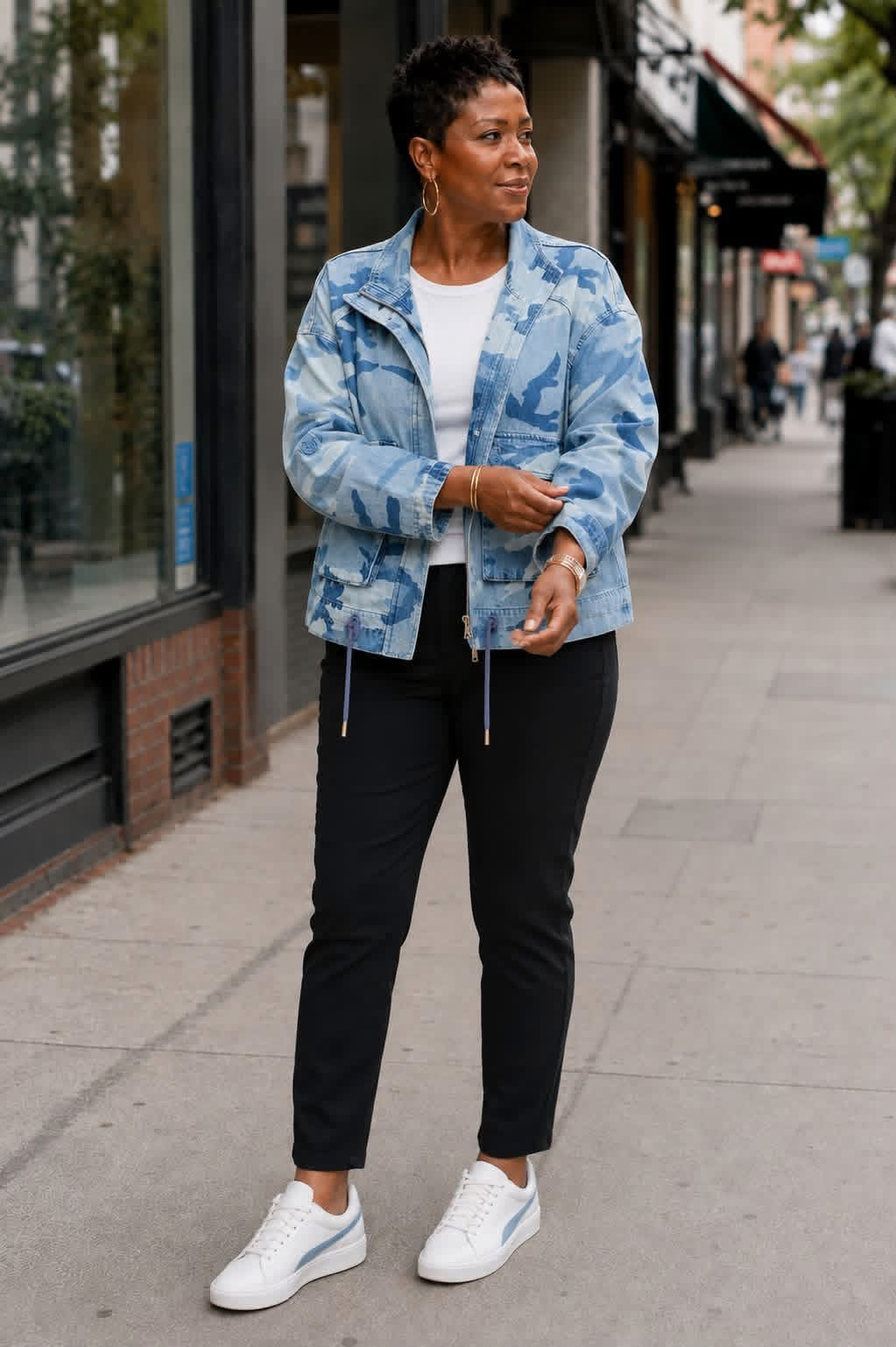 Camo Oversized Military Jacket