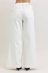 HW Featherweight Palazzo Rose Gold Trim W/ Elastic WB
