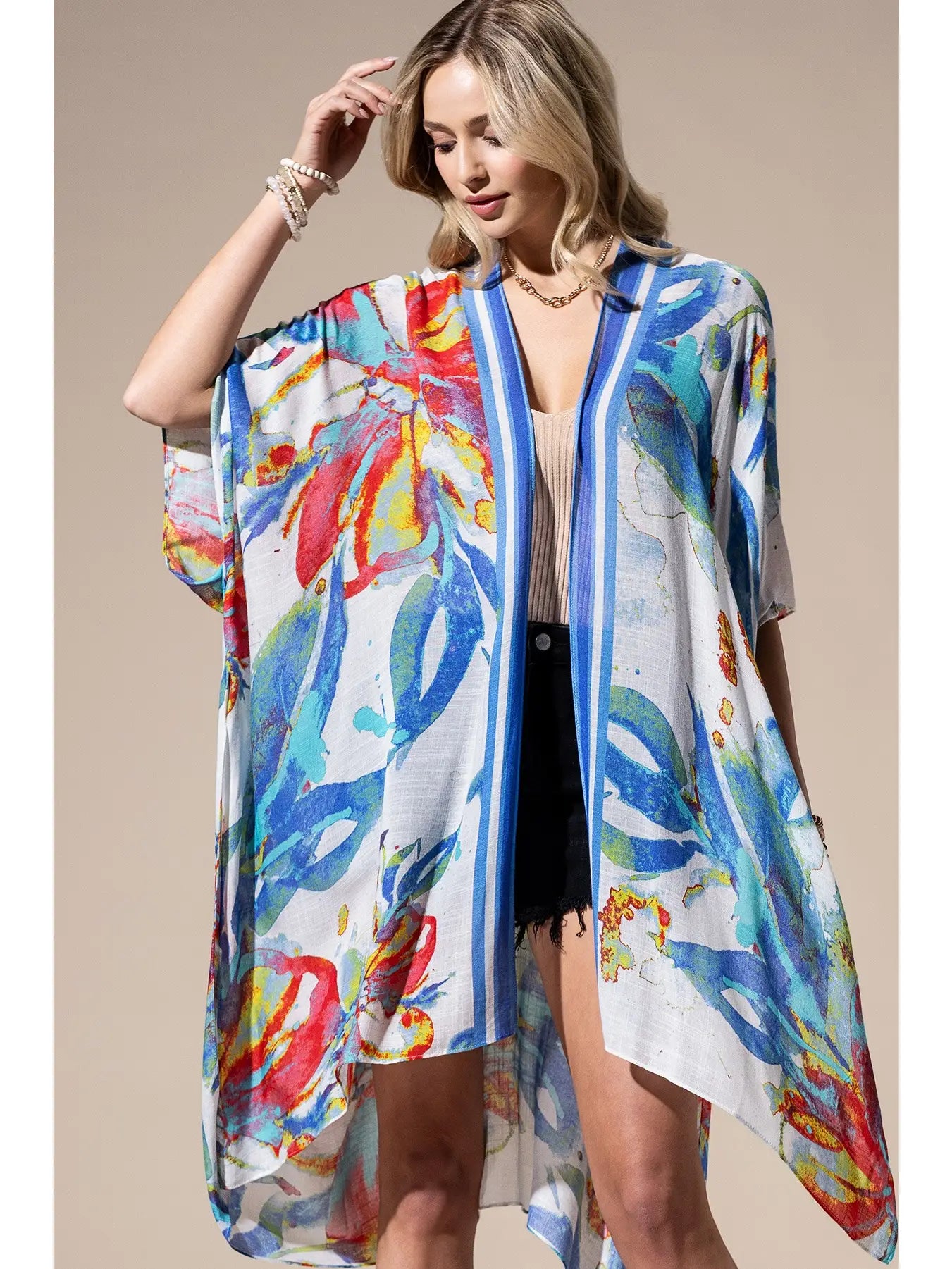 Watercolor Kimono