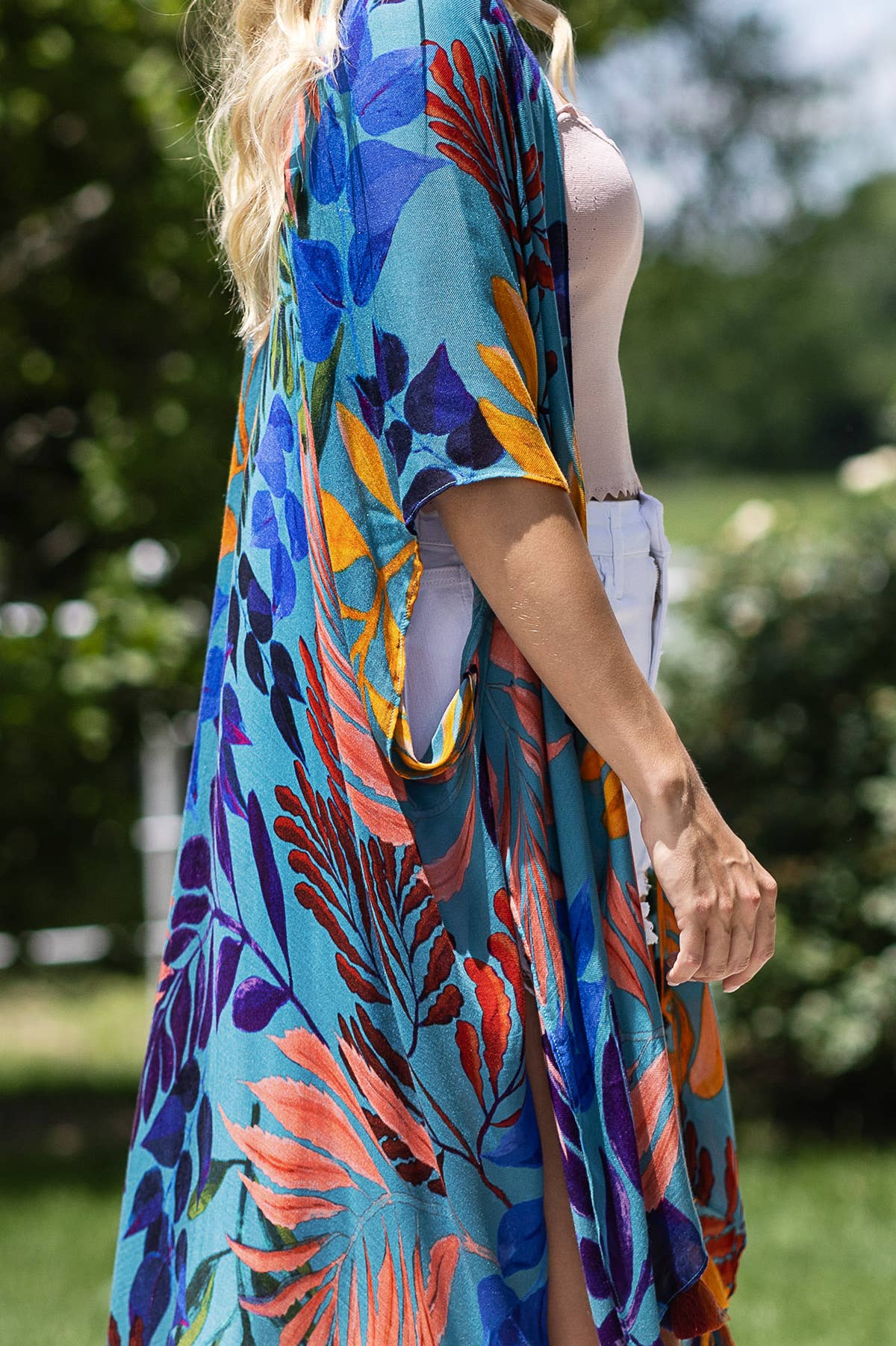 Sea Blue Kimono