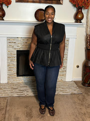 The Smocked Peplum Top