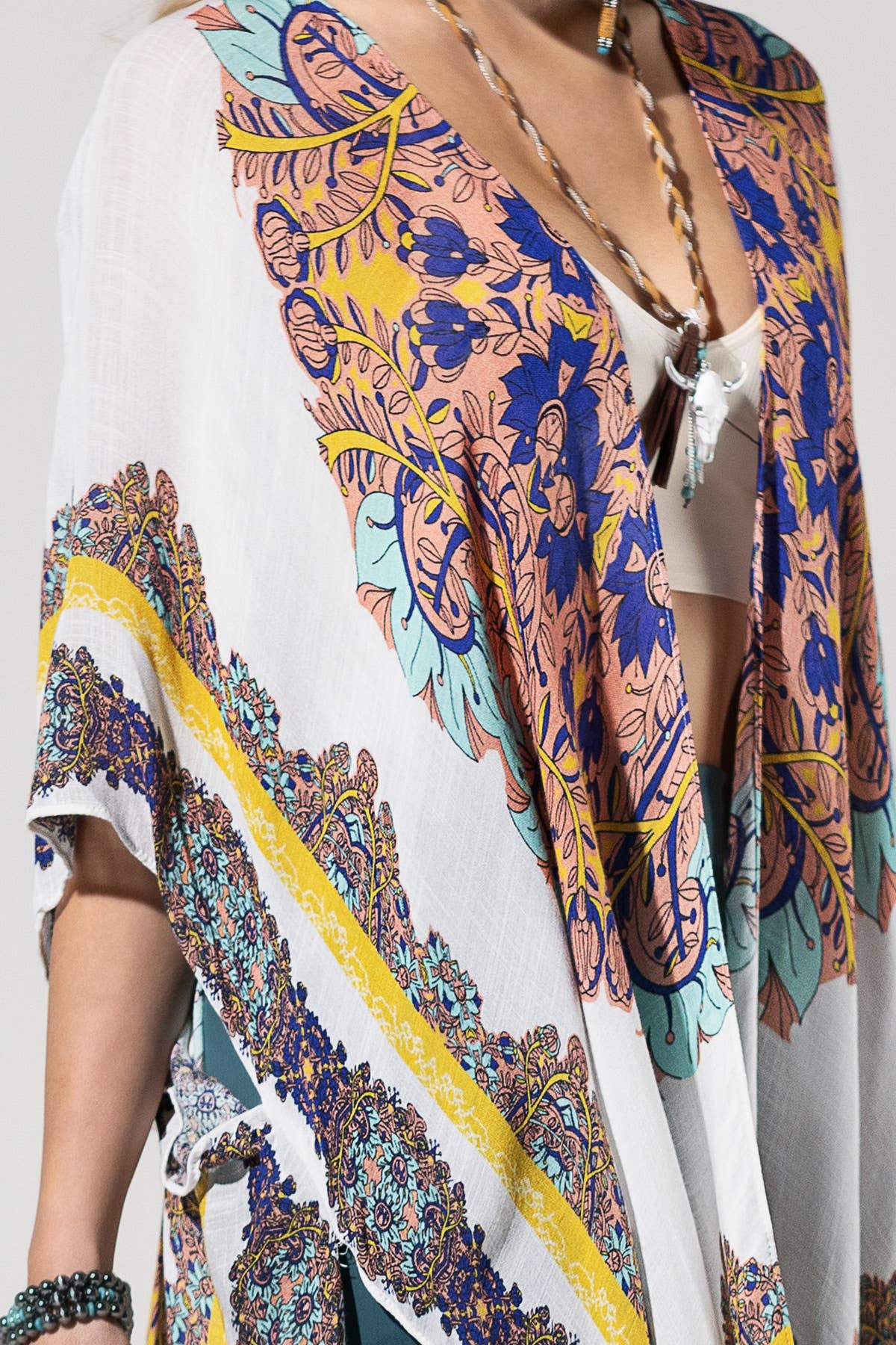 White Mandala Kimono