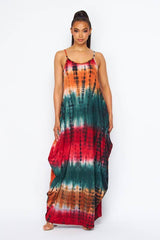 Tie Dye Tank Maxi Dress