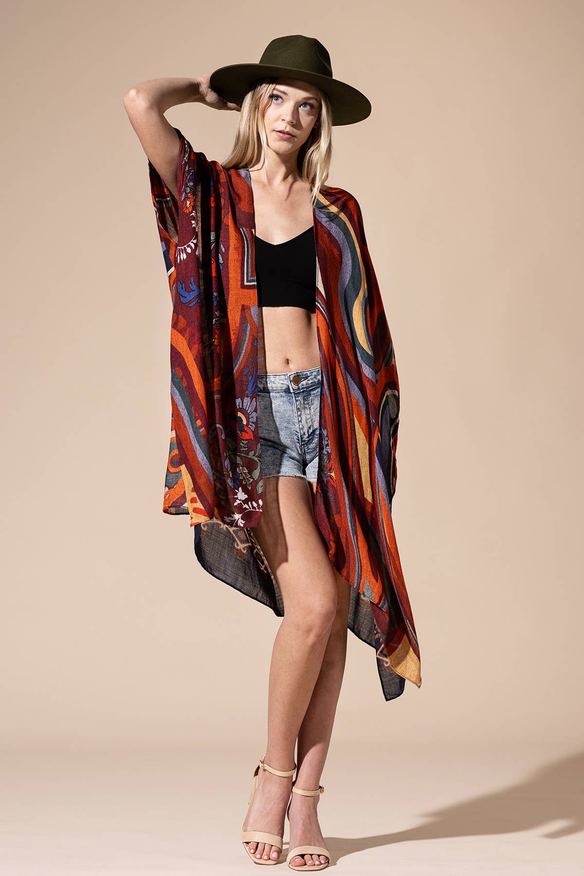 Pointillism Kimono