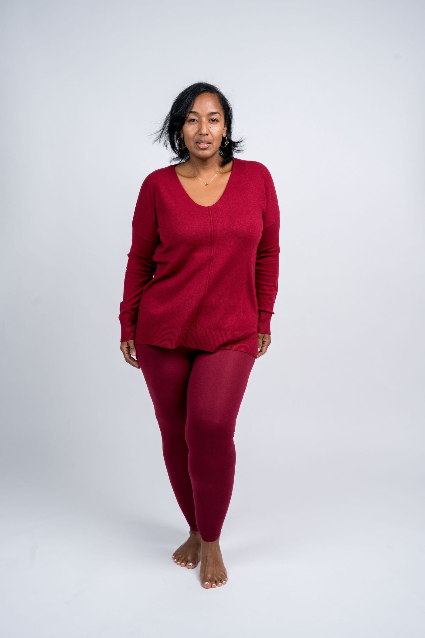 Front Seam Sweater