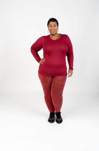 Mineral Wash Leggings Curvy