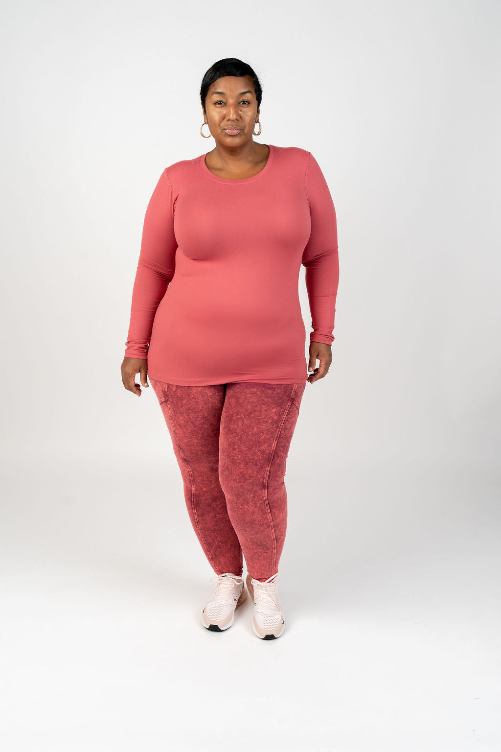 Mineral Wash Leggings Curvy