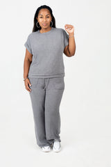 Weekend Ease Cotton Slub Lounge Set (CTCP-3462)