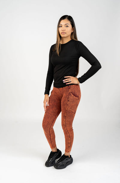 Mineral Wash Leggings