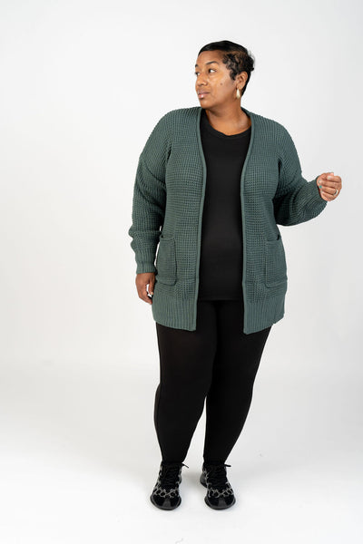 Waffle Cardigans (Curvy)