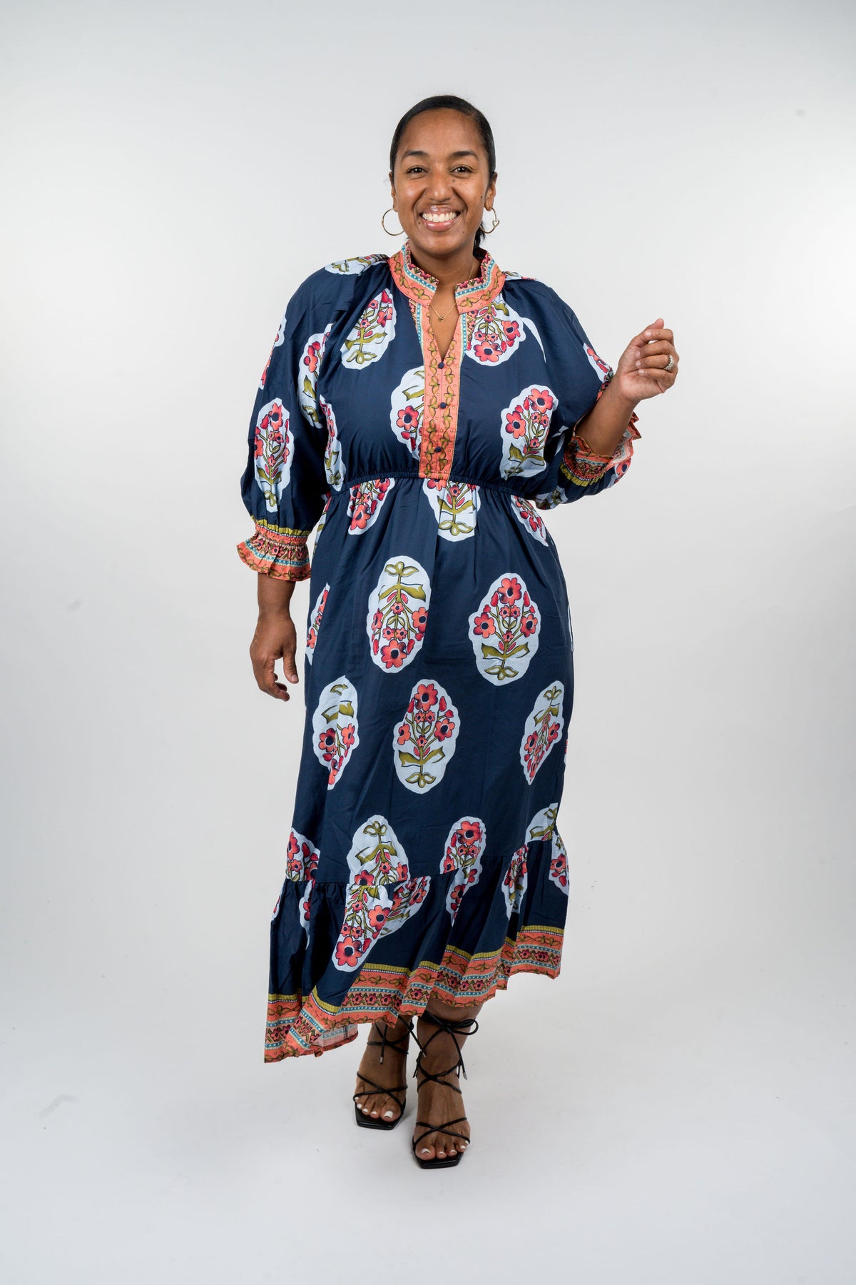 The Flower Patch Midi Dress