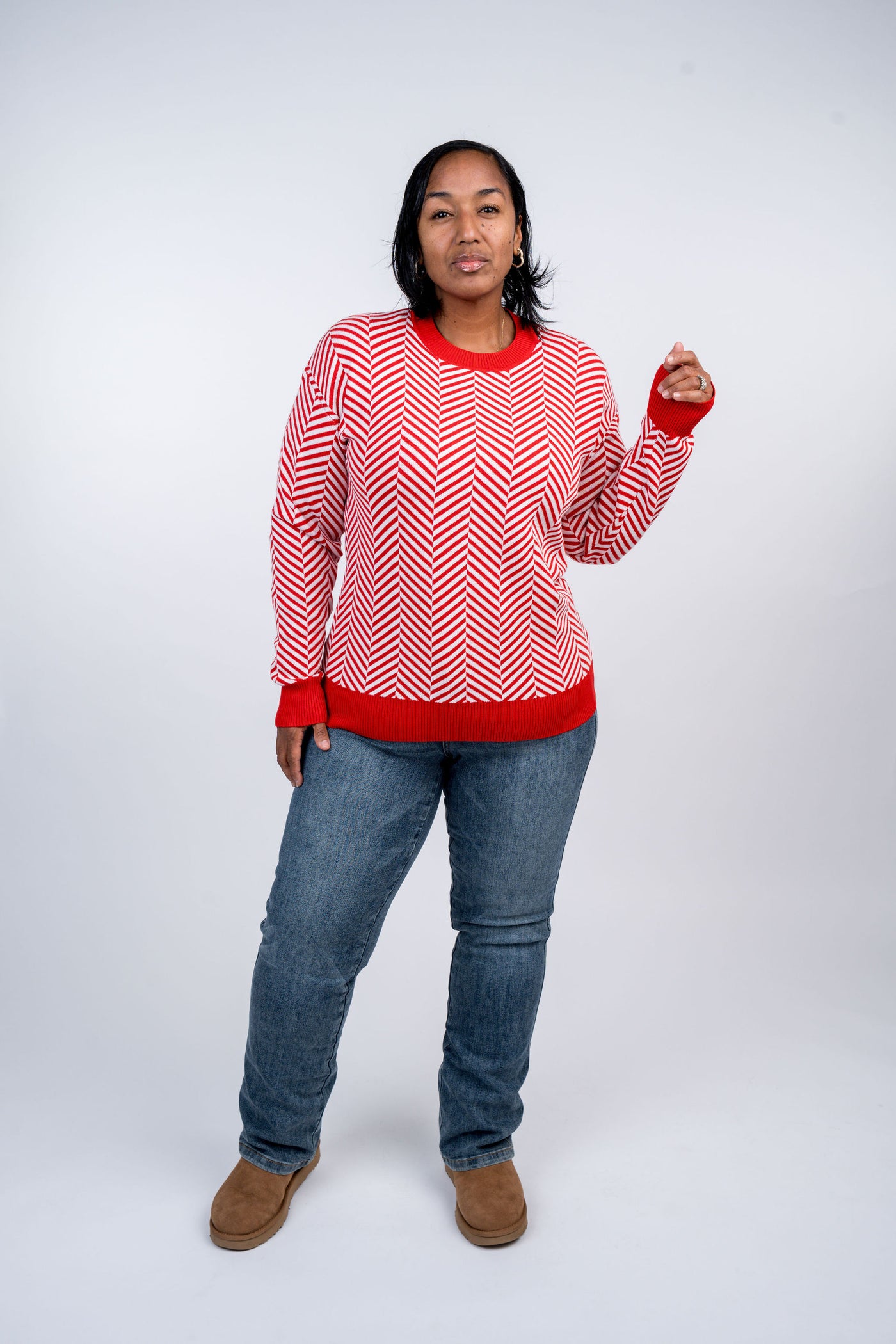 Holiday Chevron Sweater