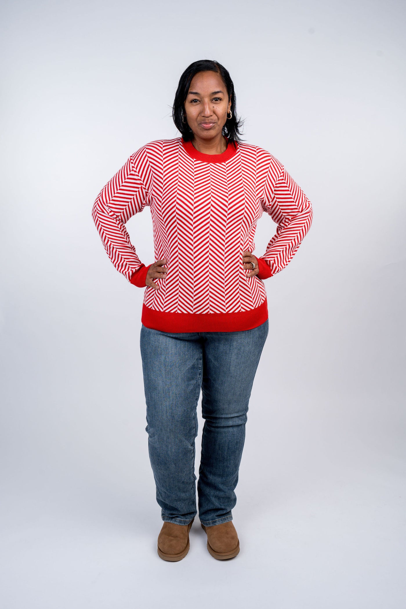 Holiday Chevron Sweater