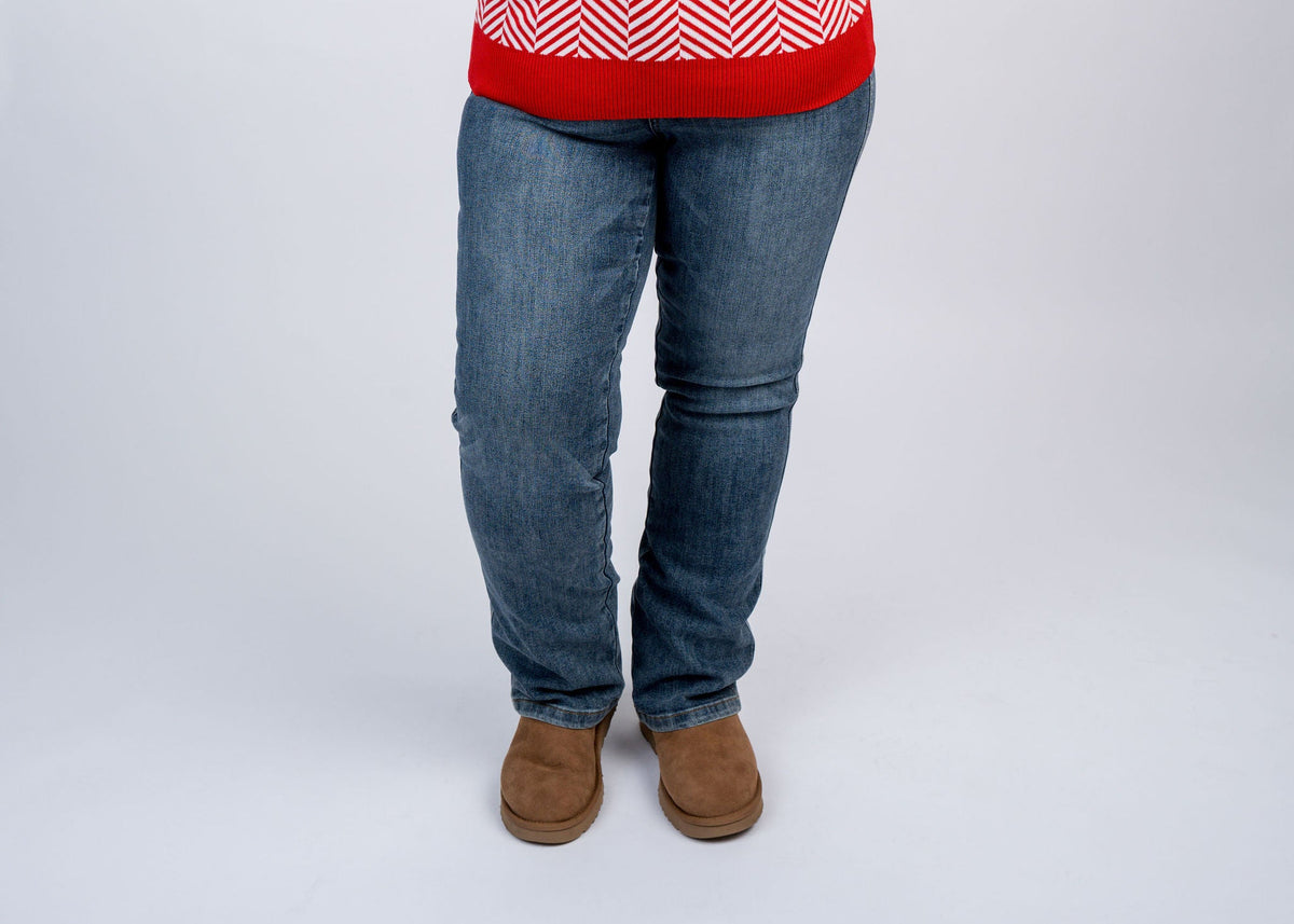 Judy Blue High Waist Tummy Control Straight Jeans