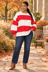 Color Play Exposed Seam French Terry Top