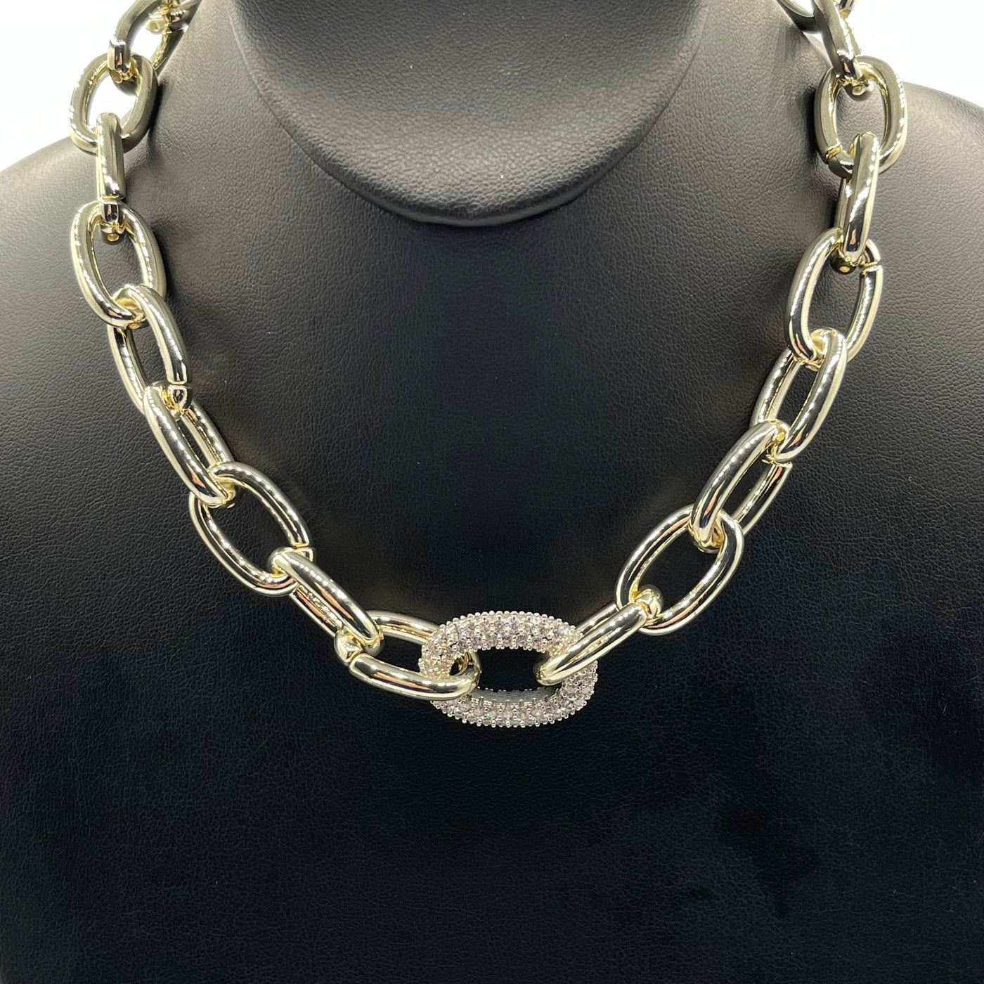 Oval Bling Link