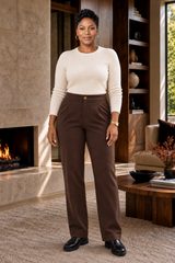 Polished Move High-Rise Twill Pants