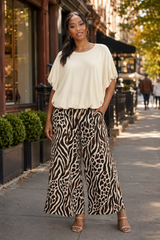 Soft Landing Bamboo Bubble Hem Top