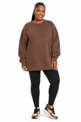 Cozy Comfort Fleece Tunic Sweatshirt (OT-4386)