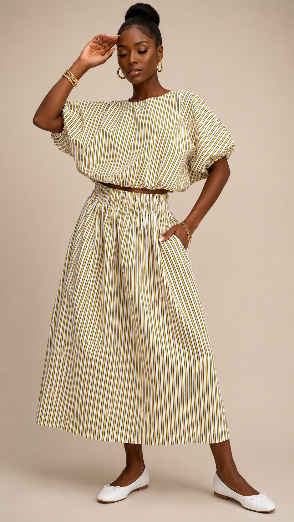 Classic Embroidered Button-Down Blouse The Empire Collection Classic Embroidered Button-Down Blouse The Empire Collection