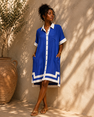 Coastal Chic Shirt Dress