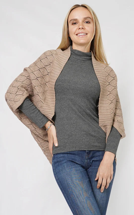 Diamond Knit Shrug