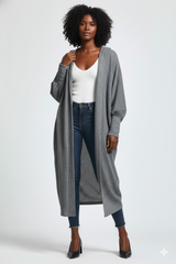Cozy Vibe Crochet Maxi Duster