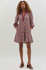 The Bold Geometry Mini Dress