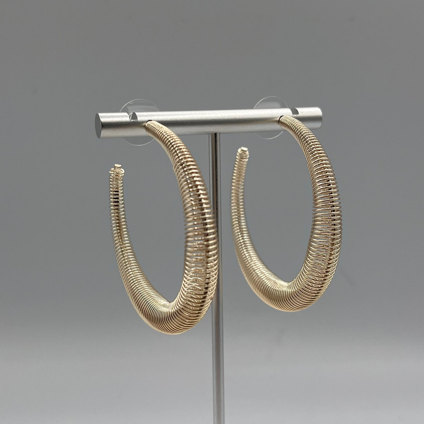 Slinky Hoop Earrings