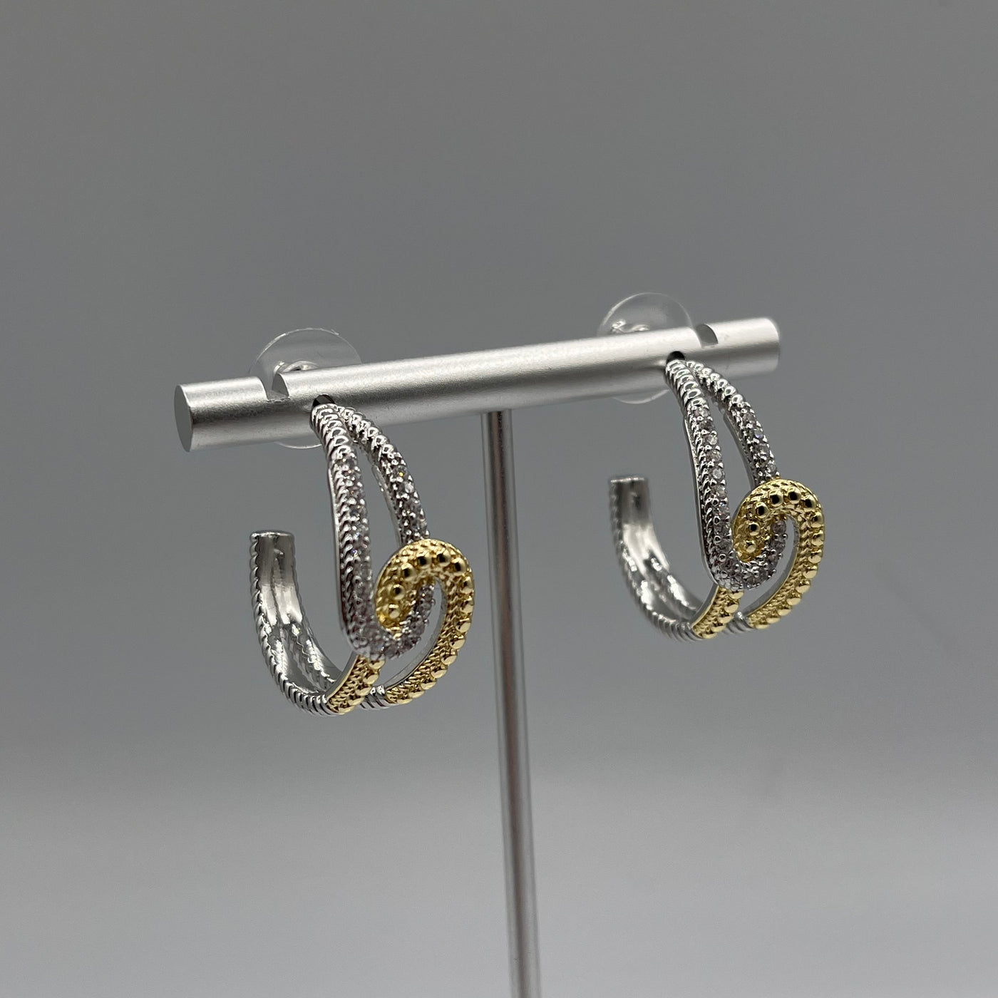 Twin Hoop Earrings