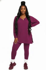 Fall Vibes V-neck (Some Colors/Sizes Pre order.Ship 12/8)