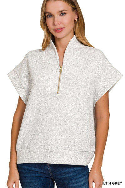 Scuba High Neck Half-Zip Vest