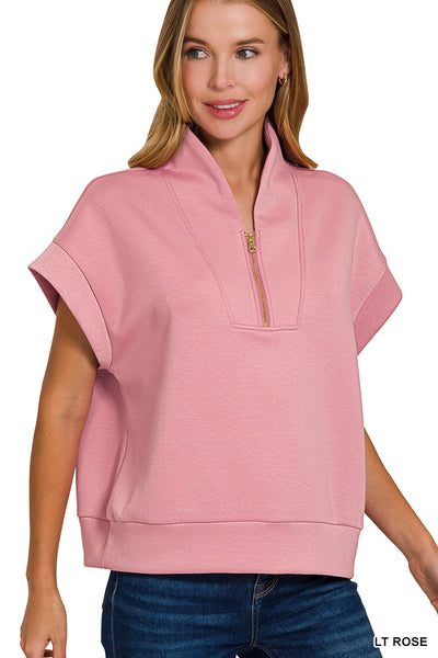 Scuba High Neck Half-Zip Vest