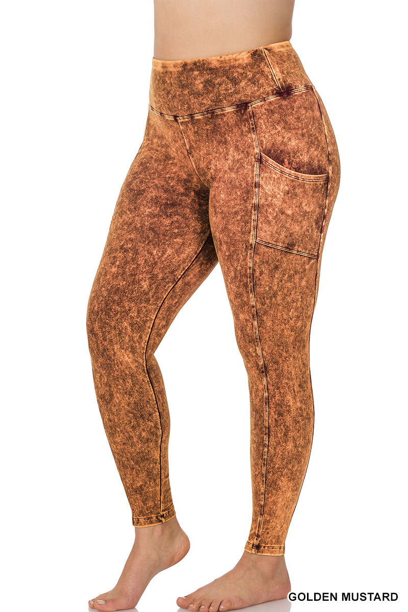 Mineral Wash Leggings