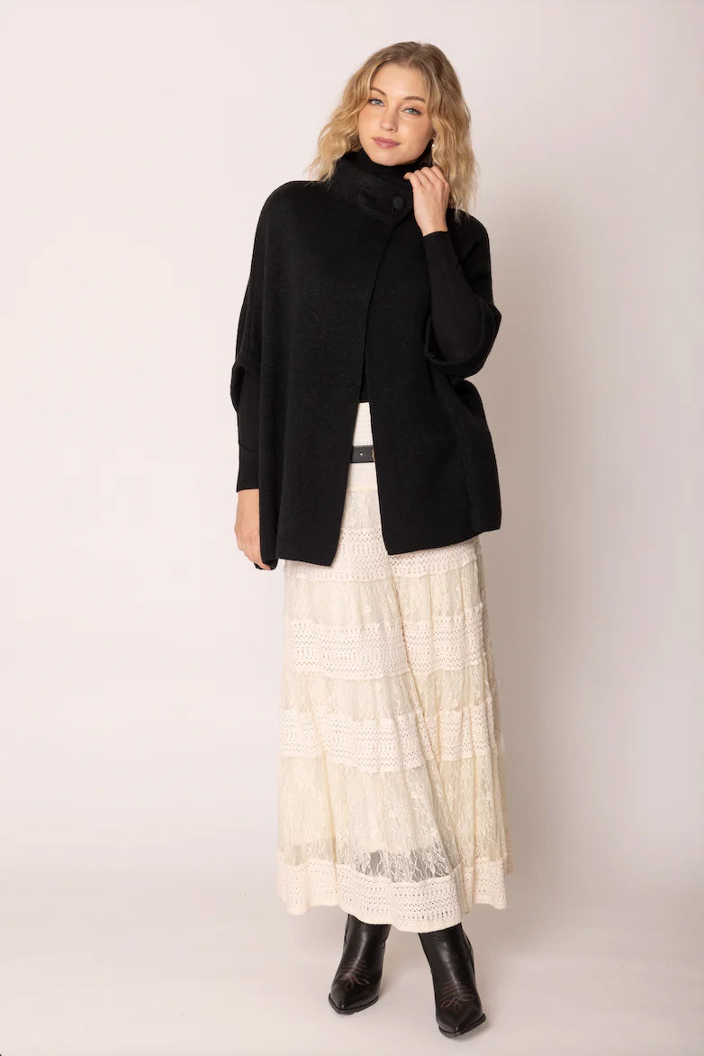 Jackie Kennedy Neck Button Cardigan