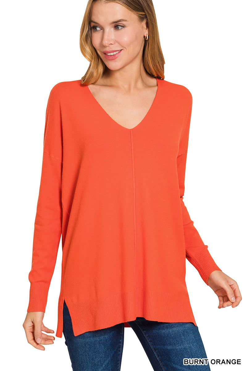 Front Seam Sweater