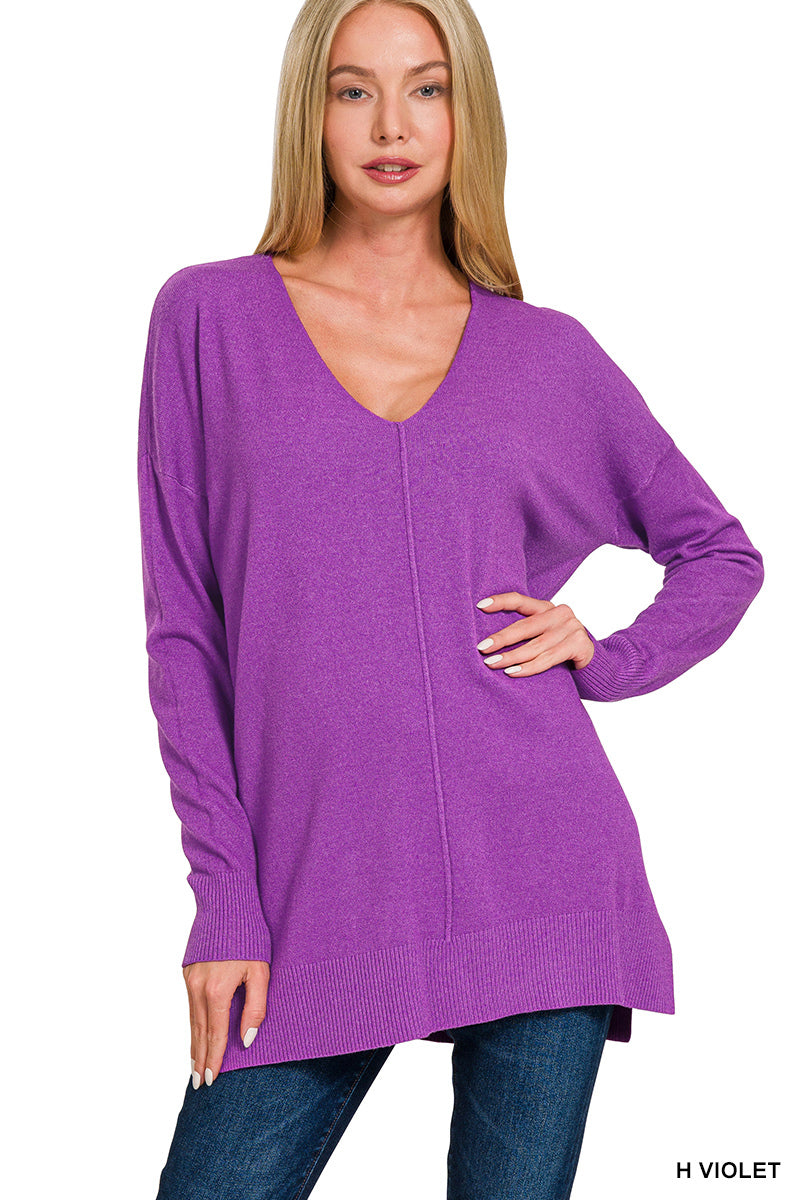 Front Seam Sweater