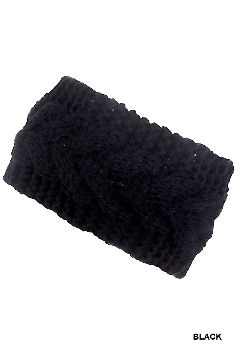 Cable Knit Headband Warmer