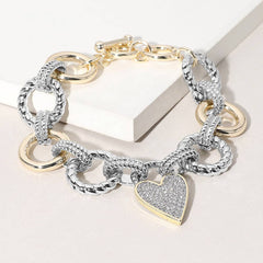 Heart of Grace Toggle Bracelet