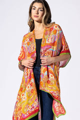 Firelight Floral Kimono