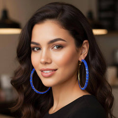 Power Hoop Statement Earrings