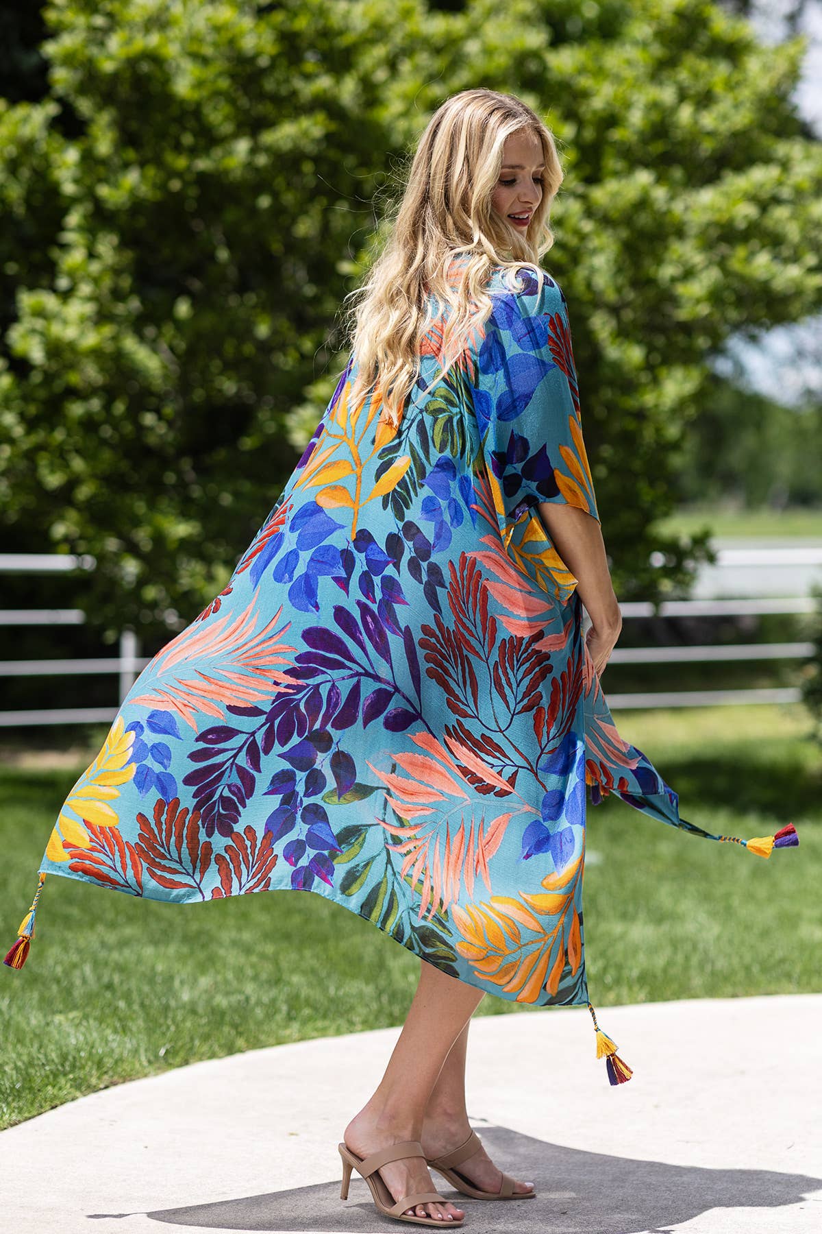 Sea Blue Kimono