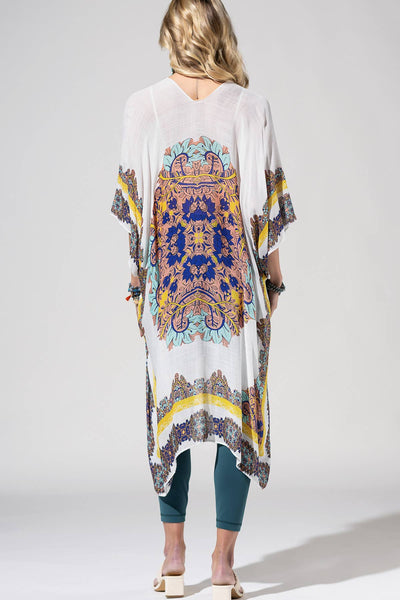 White Mandala Kimono